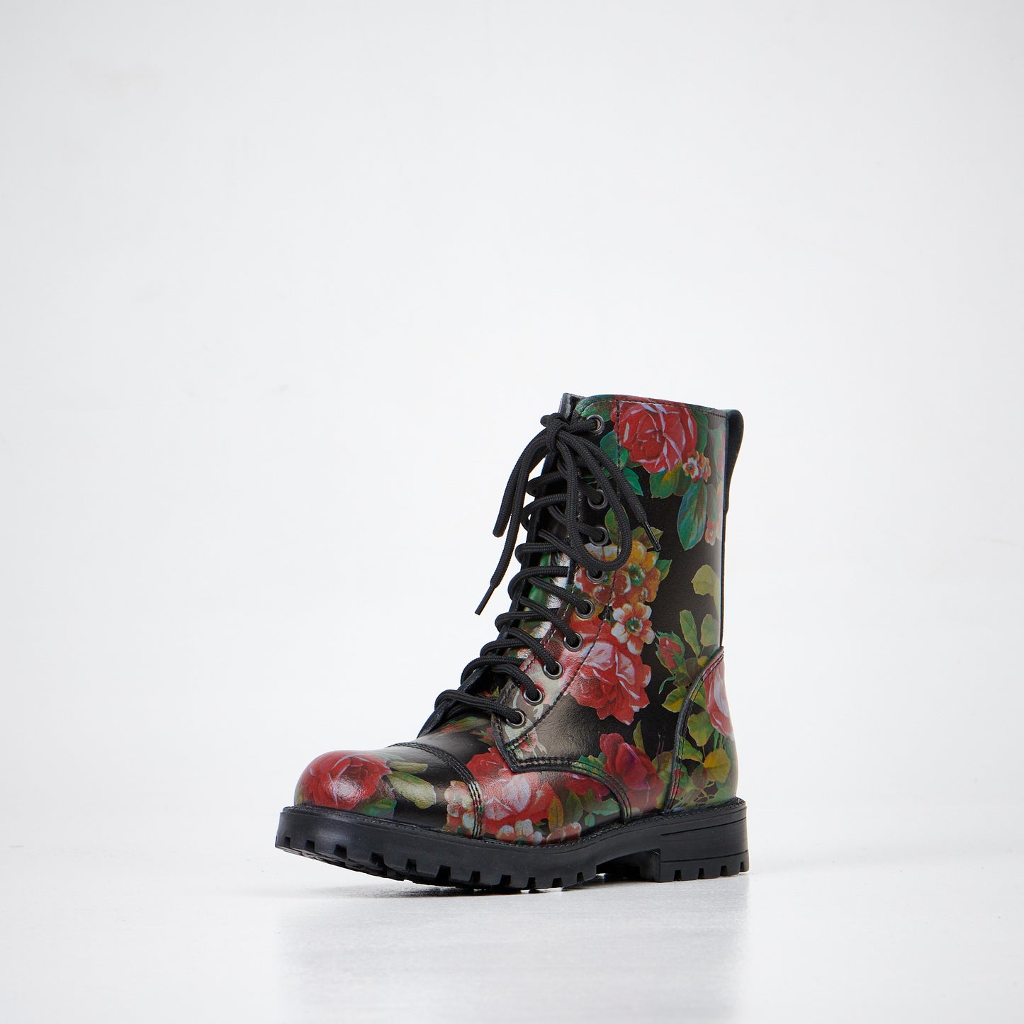 511 Red Roses Bootsit Vetoketjulla